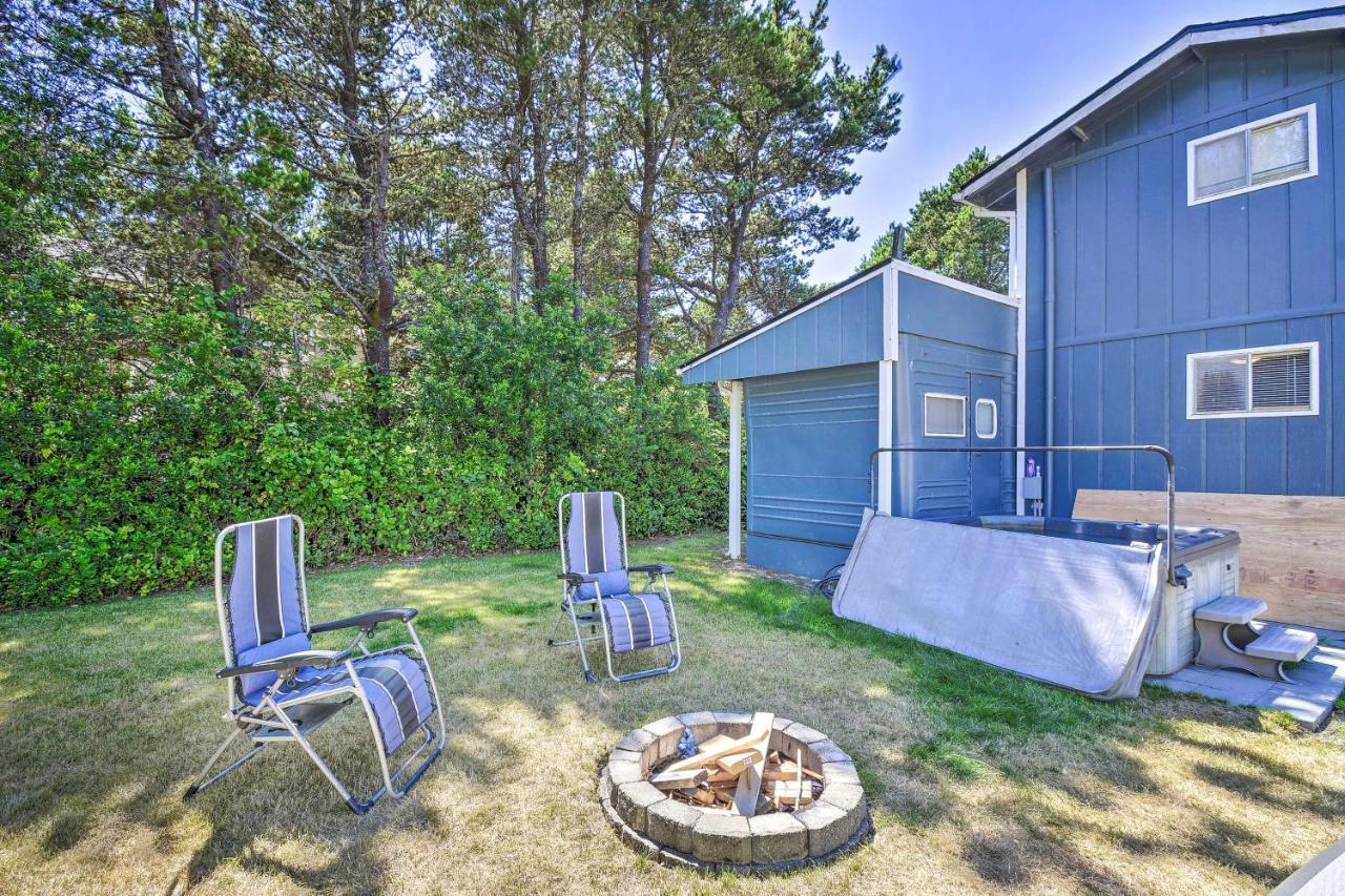 Coastal Pnw Gem With Hot Tub - Walk To Beach! Grayland Bagian luar foto